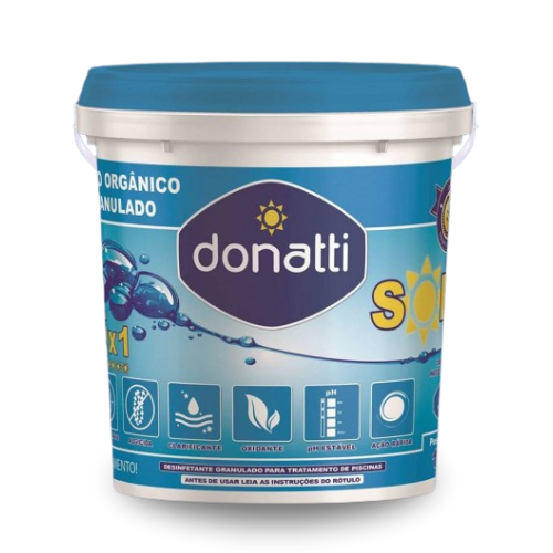 Cloro orgânico granulado 6 x 1 sol. DONATTI. 10kg. Cod. 1470