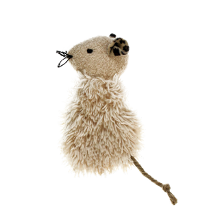 Brinquedo Sisal c/ Catnip Ratinho de Pelúcia. SAVANA. Cod. CAT048