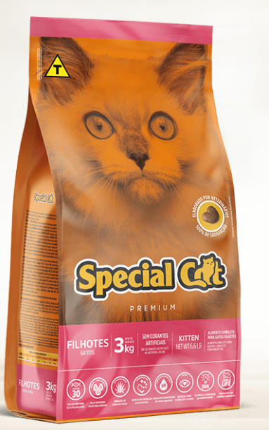 Ração Special Cat Premium Filhotes 3KG. SPECIAL DOG. Cod. 032824