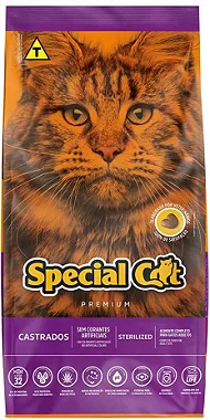 Ração Special Cat Castrado. SPECIAL DOG.
