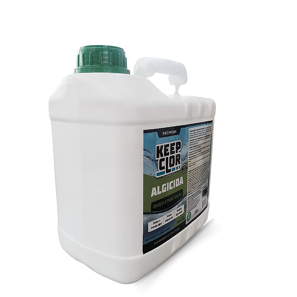 Algicida 2 em 1, manutenção e choque 5l. KEEPCLOR. Cod. 927