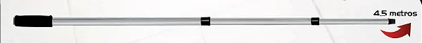 Cabo de alumínio extensor com rosca. RODOS 2000.