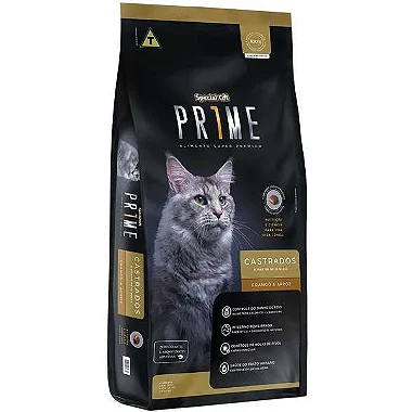 Ração Special Cat Prime Castrados Frango e Arroz . SPECIAL DOG.
