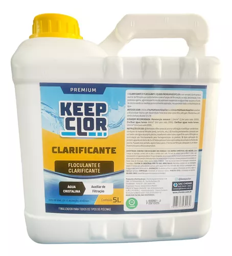 Keepfloc Clarificante e Floculante decantador. KEEPCLOR. 5L. Cod. 934