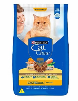 Ração para gatos casrados, frango, 1 Kg. CAT CHOW . Cod. 900007275