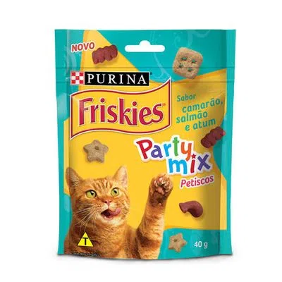 Petisco Sabor camarão Para Gatos Adultos 40g. FRISKIES. Cod. 19679