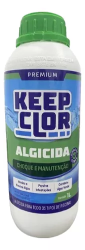 Algicida de choque e manutenção 2em1. KEEPCLOR. 1L. Cod. 926