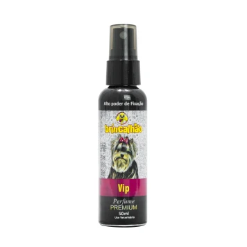 Perfume pet de alta fixação VIP 50ml. Cod.BRINCALHÃO. 37809