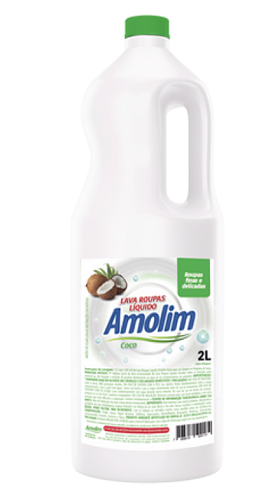 Lava roupas líquido Coco, 2l, AMOLIM. Cod 10436