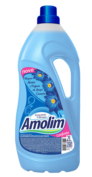 Amaciante azul Conforto, 2l, AMOLIM. Cod. 10422