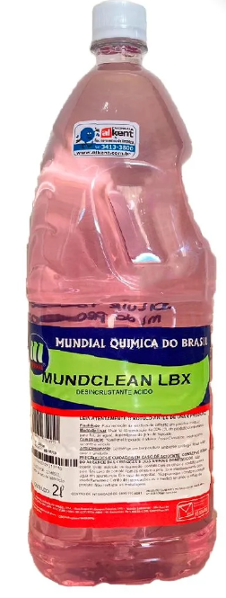Detergente Desincrustante MUNDCLEAN LBX. 2l. MUNDIAL. Cod. 010360006P