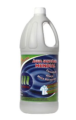 Água sanitária MUNDIAL. 2l. Cod 010959006P