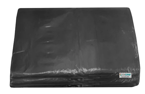 Saco de lixo preto 60l 0,8mm  2,5 KG. Cod.7CQCYFP26