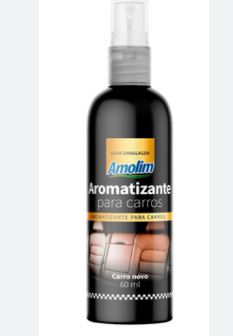 Aromatizante para carro (carro novo) 60ml. AMOLIM. Cod.22561