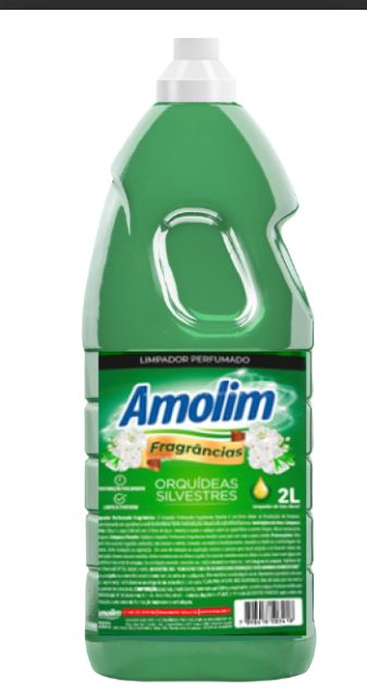 Limpador perfumado fragrância orquídea silvestre 2l. AMOLIM. Cod. 22109