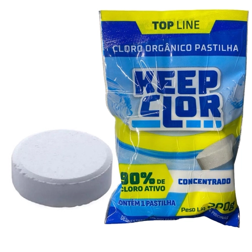 Pastilha Tablete topline múltipla ação 90% 200g.  . KEEPCLOR. Cod PK0018
