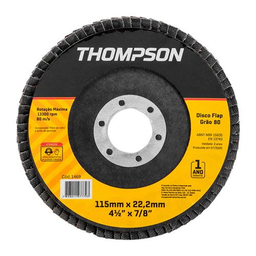 Disco Flap 115mm G60. THOMPSON.  Cod 549400