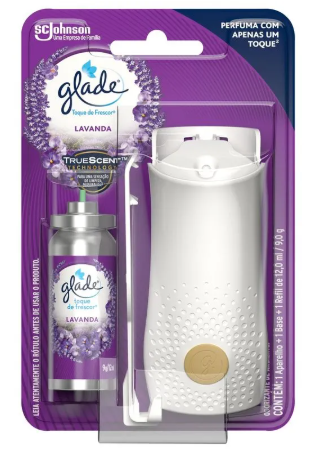 Aparelho e odorizador de ambiente lavanda toque de frescor  blister 12ml. GLADE. cod. 20972