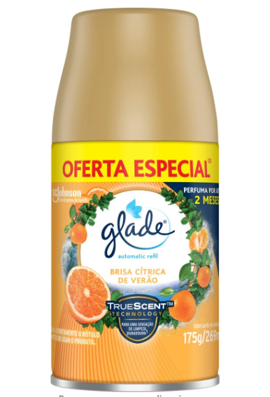 Odorizador de ambiente spray refil brisa cítrica 269ml. GLADE  Cod. 14287