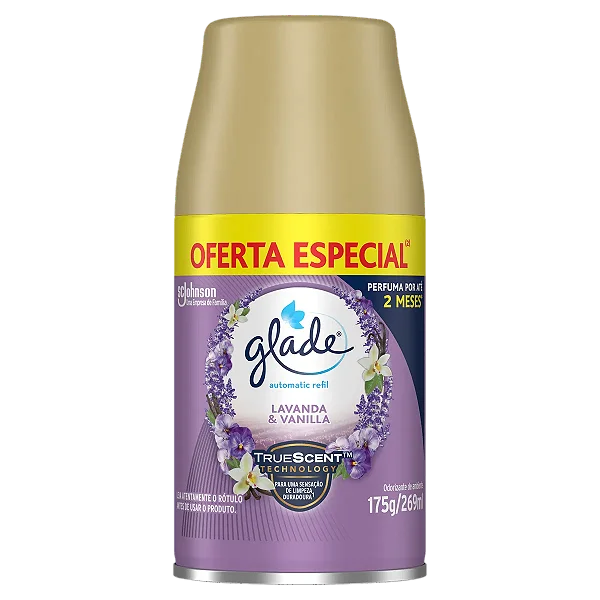 Odorizador de ambiente spray refil lavanda 269ml. GLADE  Cod. 14287