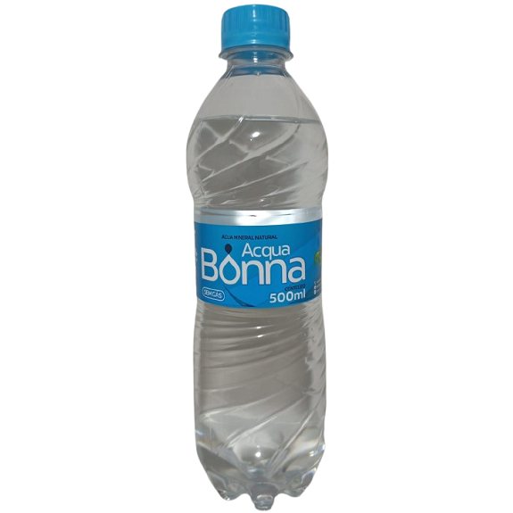 Agua Min Acqua Bonna 500ml S/Gas. BONNA. Cod. 1004972