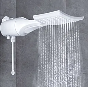Chuveiro LOREN SHOWER  Eletrônico LORENZETTI, branco, 220V/7500W. Cod. 7510156