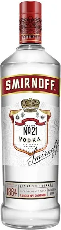 Garrafa smirnoff original vidro 998ML. Cod 0021530