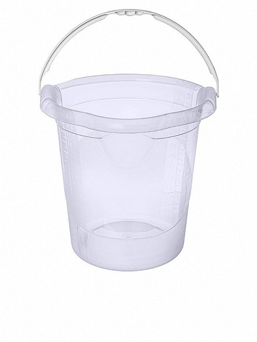 Balde De Limpeza transparente 14 Litros. GIPLAS