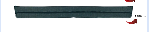 Veda porta espuma. 100cm. RODOS 2000. Cod 48