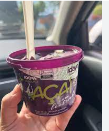 Copo AÇAI com LEITINHO 250ml. IDAYO. Cod 2635