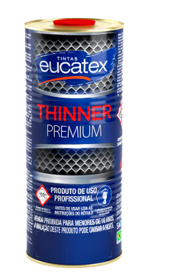 Thinner 9100 900ml Eucatex para limpeza