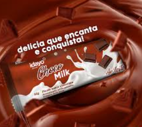 Picolé ao leite CHOCOLATE. IDAYO. Cod 18