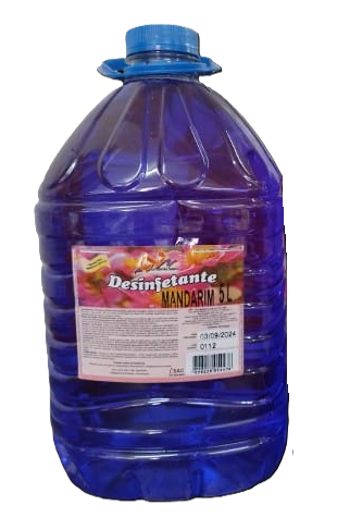Desinfetante liquido 5 litros. Lavanda, fresh e palmolive. LSV. Cod 840001