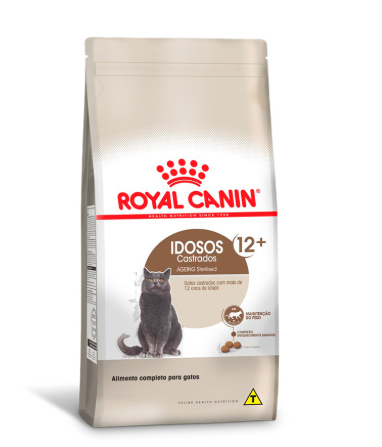 Ração Sterilised 12+ para Gatos Adultos Castrados, 1,5 KG. ROYAL CANIN. Cod 98169