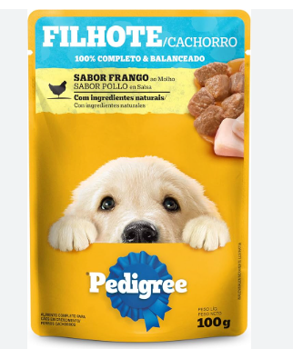 Sache cães filhote frango ao molho 100G.PEDIGREE. Cod. 88921