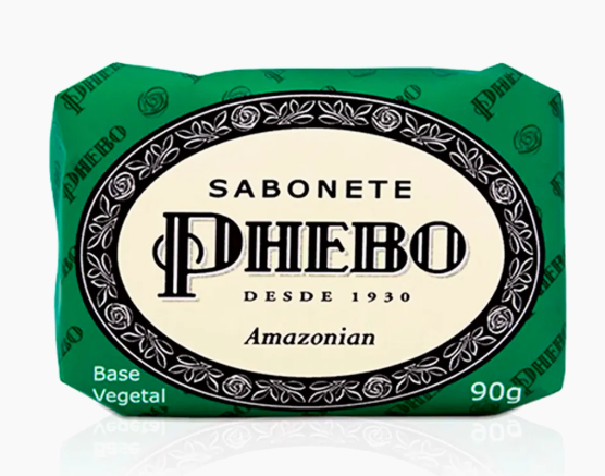 Sabonete em barra vegetal amazonian 90g, PHEBO.