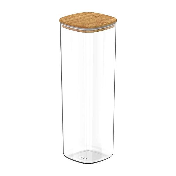 Pote Hermético com Tampa de Bambu Keep 2l Natural - Ou