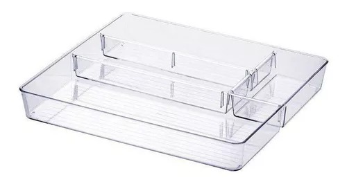 Organizador De Talheres Diamond 39x34x5,5cm com Divisórias