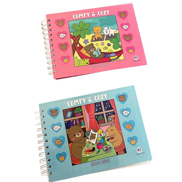 Comfy and Cozy - Livro para Colorir
