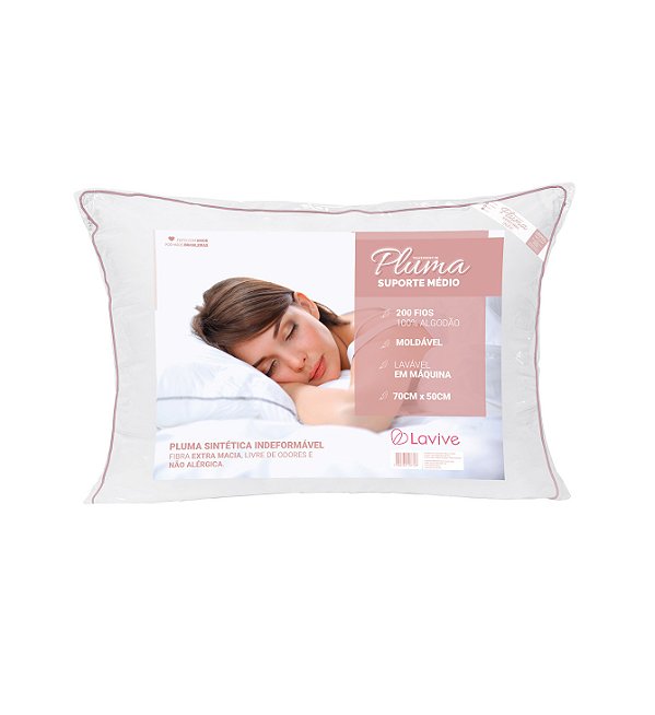 Travesseiro Pluma médio