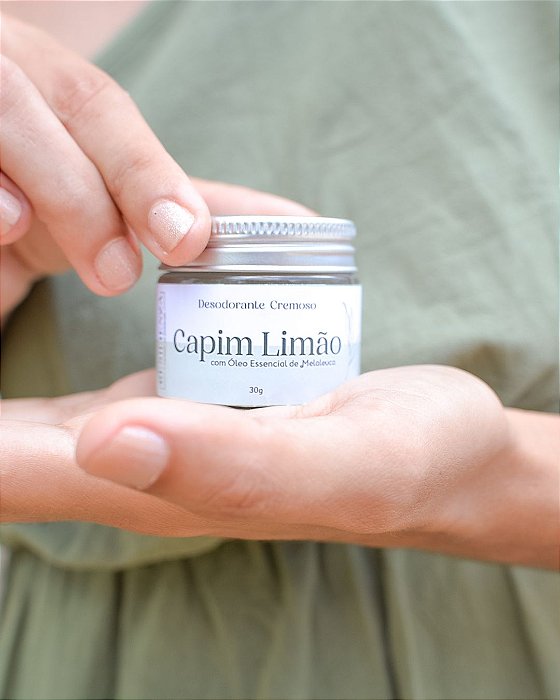 Desodorante natural Capim limão 30g