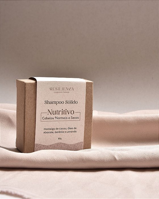 Kit shampoo + condicionador em barra Nutritivo
