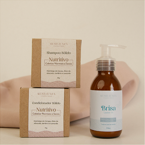 Kit Nutritivo completo cabelos normais a secos