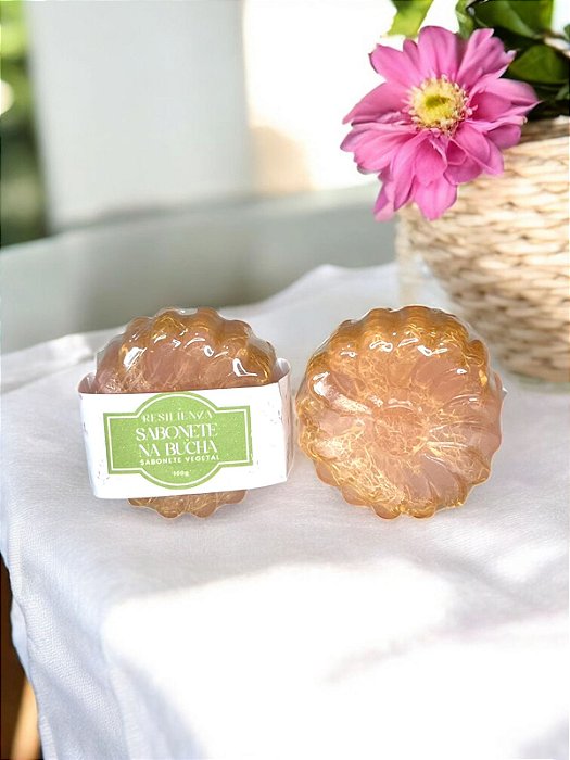 Sabonete Vegetal com Bucha 100g
