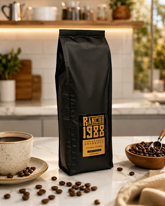 Café Premium Espresso Rancho 1988 500g - Grãos