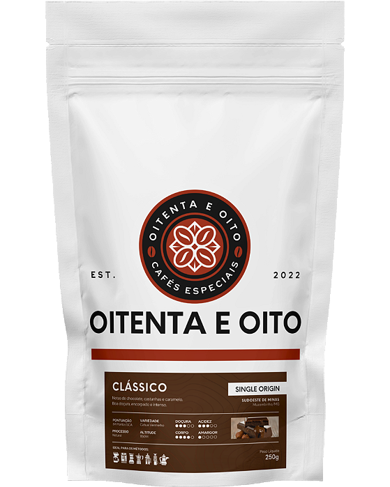 Café Especial Oitenta e Oito Clássico 250g