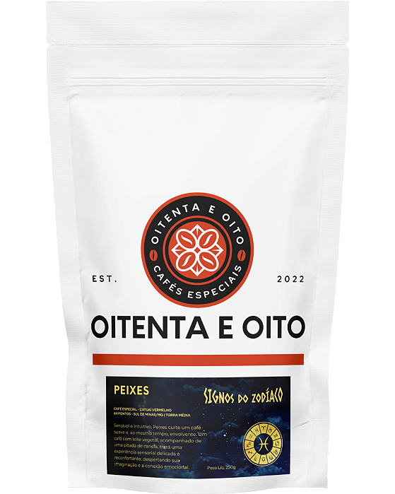 Café Especial Oitenta e Oito Signos Peixes 250g