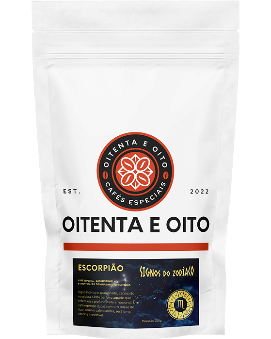 Café Especial Oitenta e Oito Signos Escorpião 250g