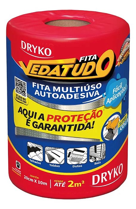 FITA VEDATUDO - 20 CM X 10 M
