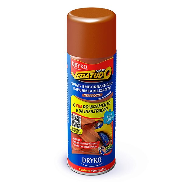 SPRAY EMBORRACHADO VEDATUDO - TERRACOTA - 400ML